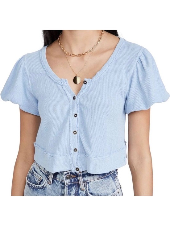 Free People Tops - Free People Molly Crop Top T Shirt / Cotton